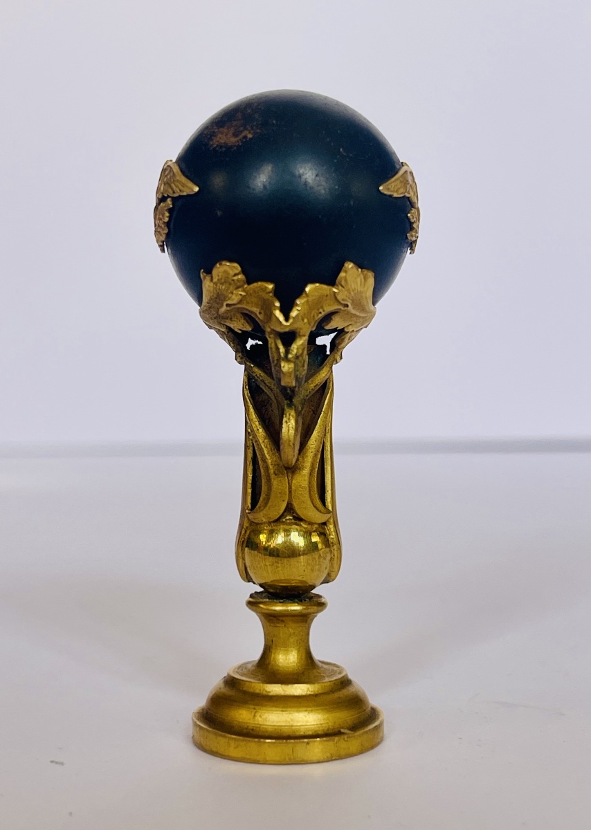 Sceau à cacheter - Bronze doré -photo-2
